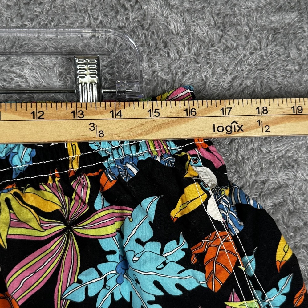 Vilebrequin Shorts Mens 2XL Multicolor Tropical Toucan Swim Trunks Hawaiian - Picture 3 of 16